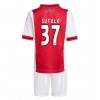 Baby Fußballbekleidung Ajax Josip Sutalo #37 Heimtrikot 2025-26 Kurzarm (+ kurze hosen)